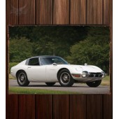 Металлическая табличка Toyota 2000GT Targa